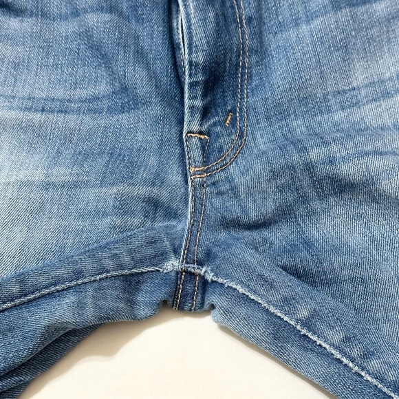 MOTHER - Looker Ankle Fray - Wicked and Wild - Distressed Blue Denim Jeans - 30 - Picture 9 of 16